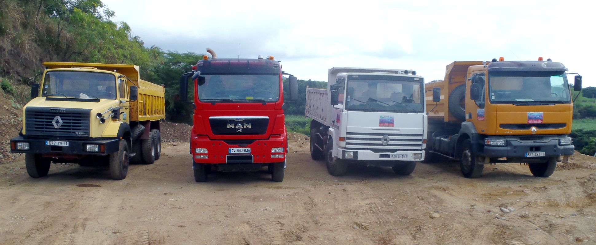 Transport et location de materiels de chantiers Guadeloupe